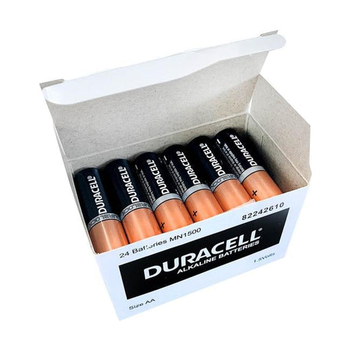 Duracell Coppertop Alkaline AA Battery Bulk Pack of 24-Officecentre