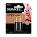 Duracell Coppertop Alkaline AA Battery Pack of 2-Officecentre