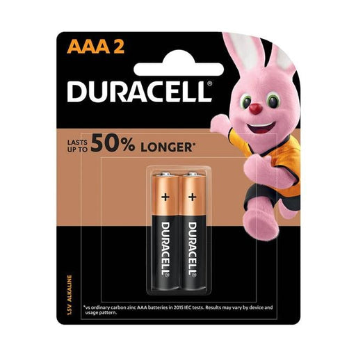 Duracell Coppertop Alkaline AAA Battery Pack of 2-Officecentre