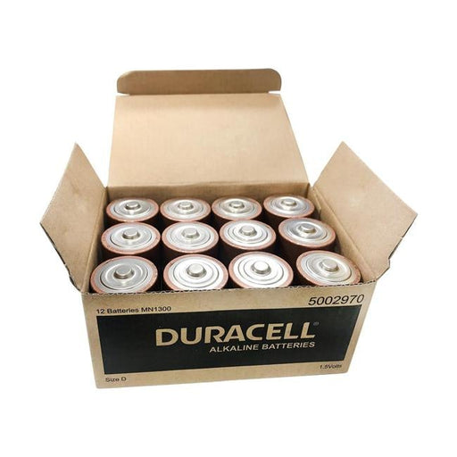 Duracell Coppertop Alkaline D Battery Pack of 12-Officecentre