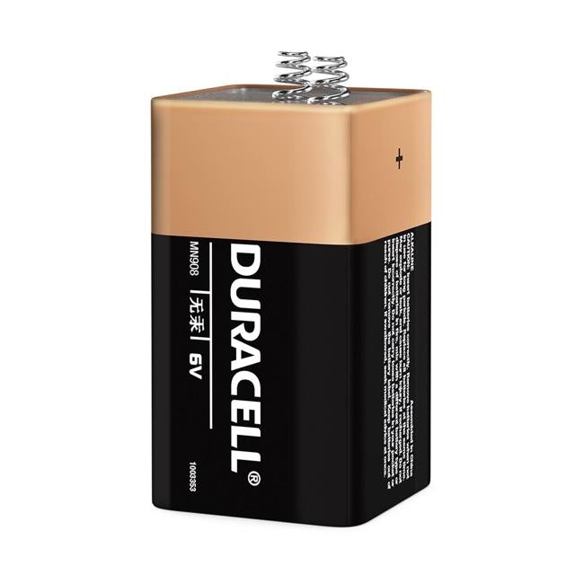 Duracell Coppertop Alkaline MN908 6V Battery-Officecentre