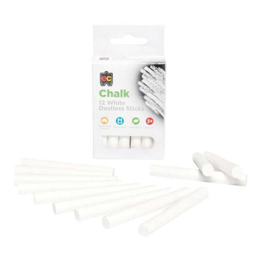 EC Chalk White 12 Pack-Officecentre