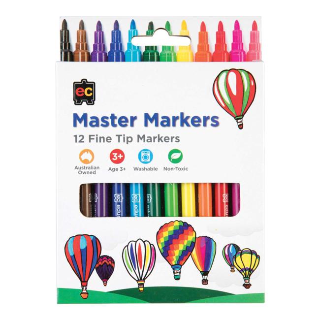 EC Master Markers Pack 12-Officecentre