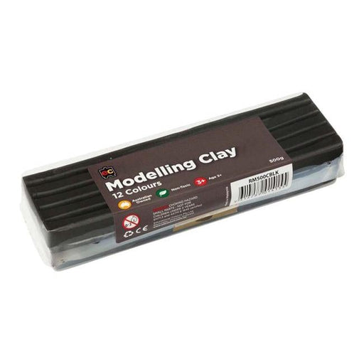 EC Modelling Clay Black 500gm-Officecentre