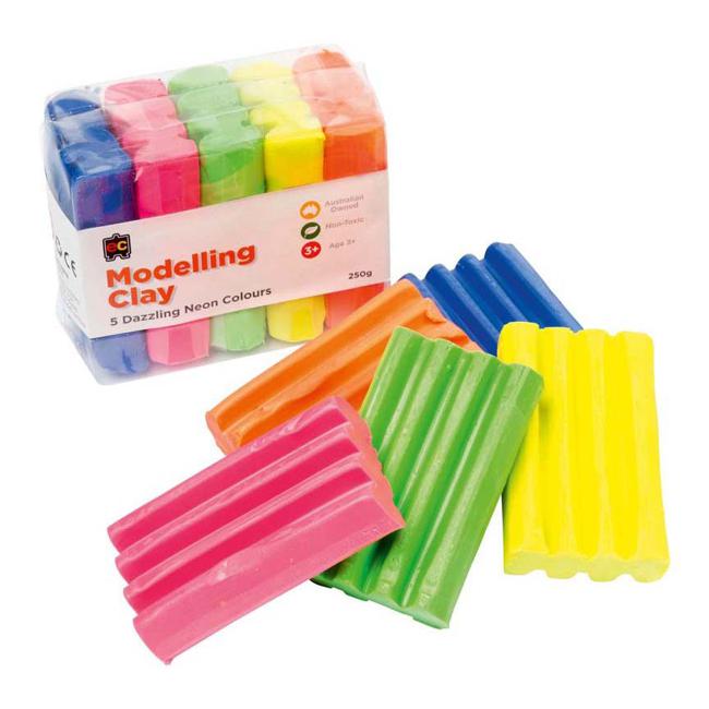 EC Modelling Clay Fluoro 250gm-Officecentre