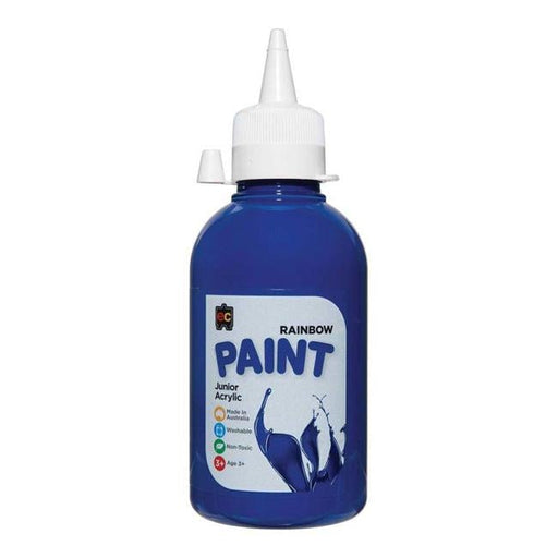 EC Paint Rainbow Acrylic Brilliant Blue 250ml-Officecentre