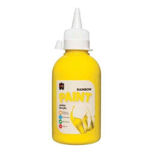 EC Paint Rainbow Acrylic Brilliant Yellow 250ml-Officecentre