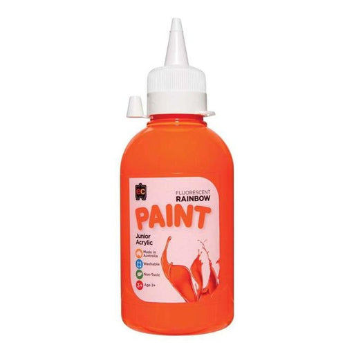 EC Paint Rainbow Fluoro Orange 250ml-Officecentre