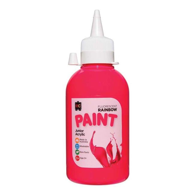 EC Paint Rainbow Fluoro Pink 250ml-Officecentre