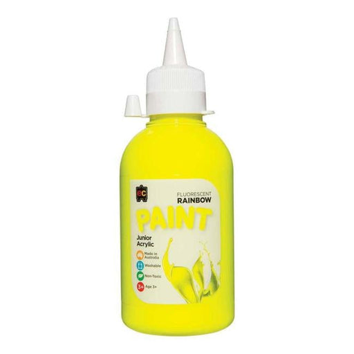 EC Paint Rainbow Fluoro Yellow 250ml-Officecentre