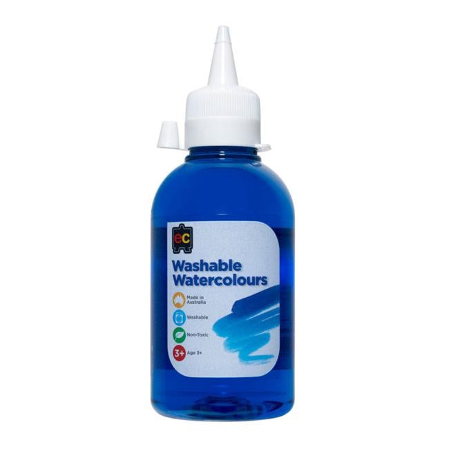 EC Paint Washable Watercolours 250ml Blue-Officecentre