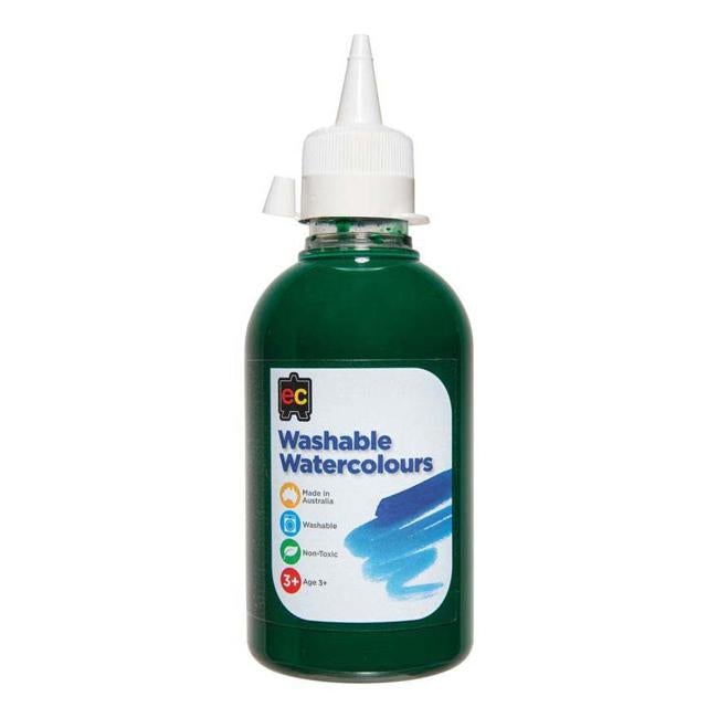 EC Paint Washable Watercolours 250ml Green-Officecentre