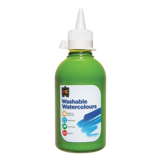 EC Paint Washable Watercolours 250ml Lime-Officecentre