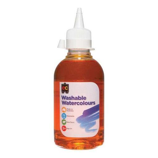 EC Paint Washable Watercolours 250ml Yellow-Officecentre
