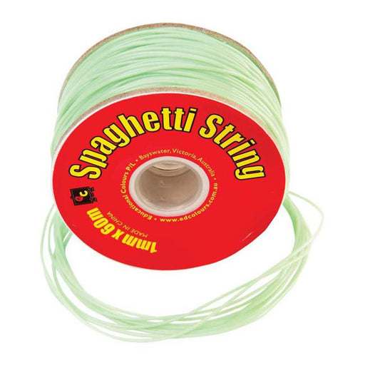 EC Spaghetti String Pvc 60m Green-Officecentre