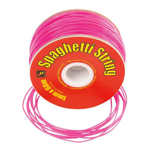 EC String Pvc Spaghetti 60m Pink-Officecentre