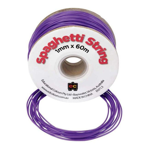 EC String Pvc Spaghetti 60m Purple-Officecentre