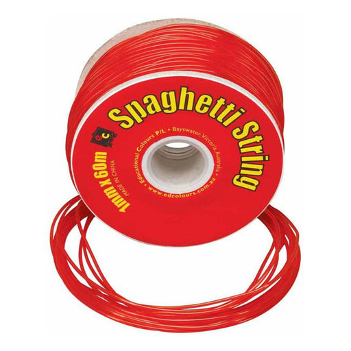 EC String Pvc Spaghetti 60m Red-Officecentre