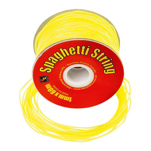 EC String Pvc Spaghetti 60m Yellow-Officecentre