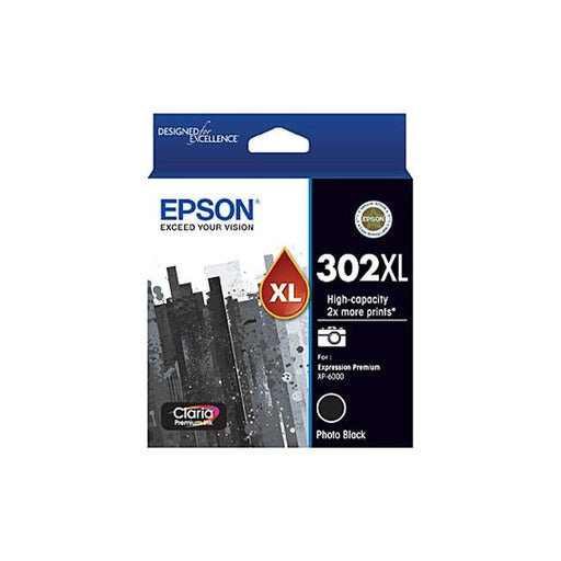 Epson 302 HY Ph Black Ink Cart - Folders