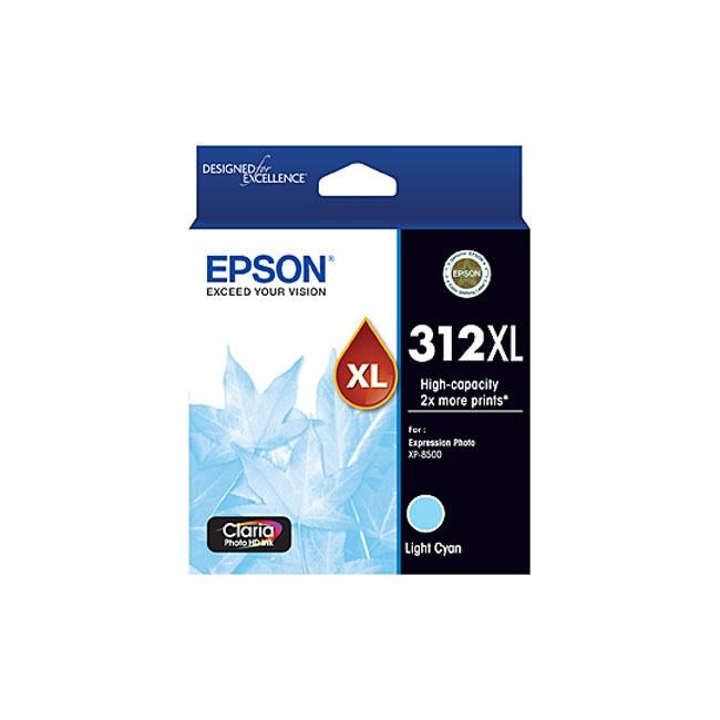 Epson 312 HY Lt Cyan Ink Cart - Folders