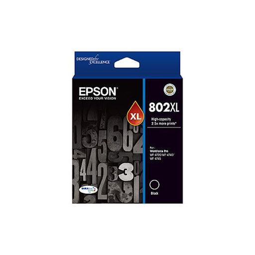 Epson 802 Black XL Ink Cart - Folders