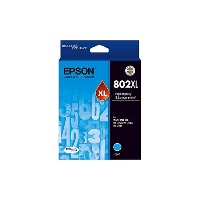 Epson 802 Cyan XL Ink Cart - Folders