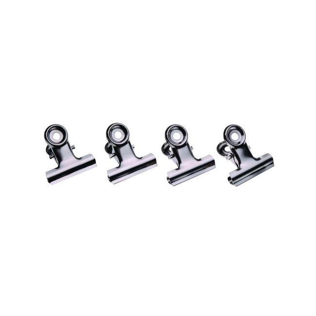 Esselte clip bulldog 75mm bx36 chrome-Officecentre