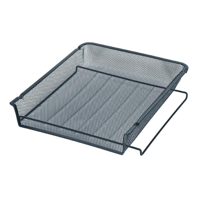 Esselte mesh document tray a4 portrait black-Officecentre