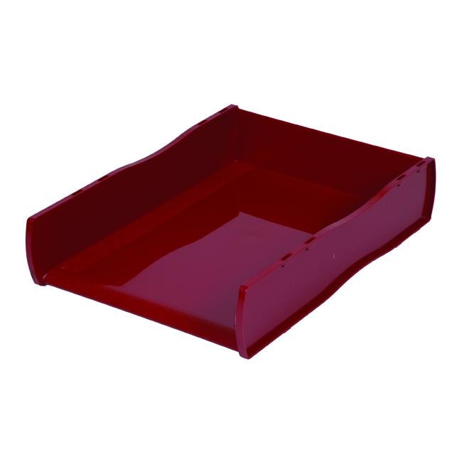 Esselte nouveau document tray burgundy-Officecentre