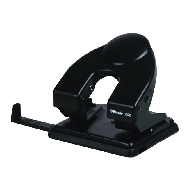 Esselte punch 2h 25 sheet black-Officecentre