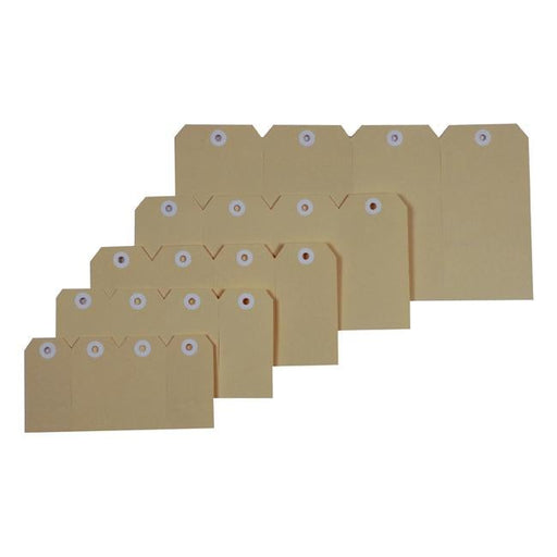 Esselte shipping tags no.1 35x70mm buff-Officecentre