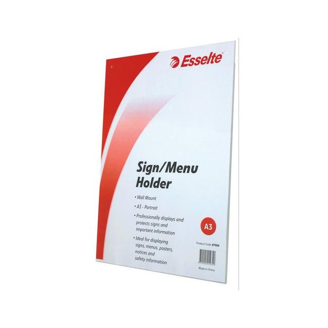 Esselte sign/menu holder wall port a3-Officecentre