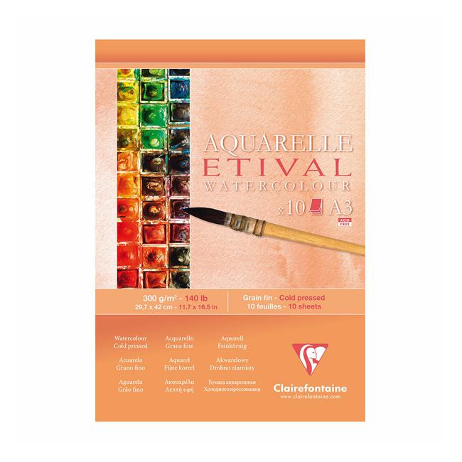 Etival Cold Press Pad A3 300g 10sh-Officecentre