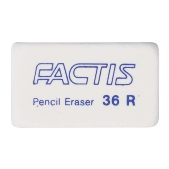 Factis Erasers 36r Soft White-Officecentre