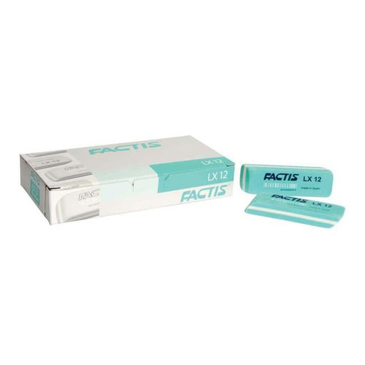 Factis Erasers Lx12 Soft Green Pencil-Officecentre