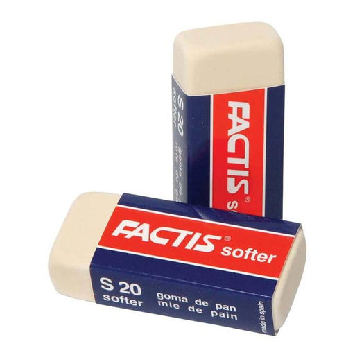 Factis Erasers S20 Soft White-Officecentre