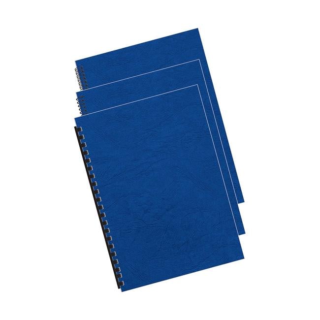 Fellowes Binding Covers A4 250gsm Royal Blue Pack 100-Officecentre