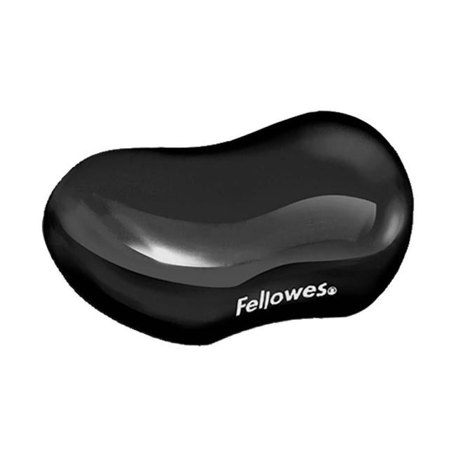 Fellowes Gel Crystals Flex Rest Black-Officecentre