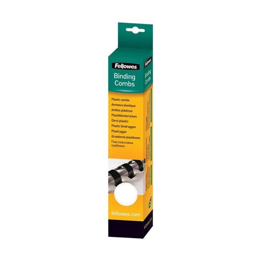Fellowes Plastic Binding Combs 10mm White Pack 25-Officecentre