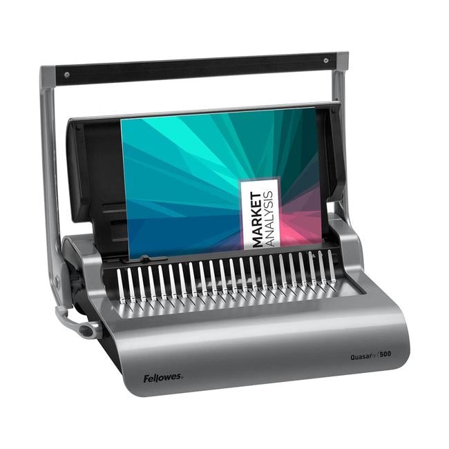 Fellowes Quasar+ 500 Plastic Comb Binding Machine-Officecentre