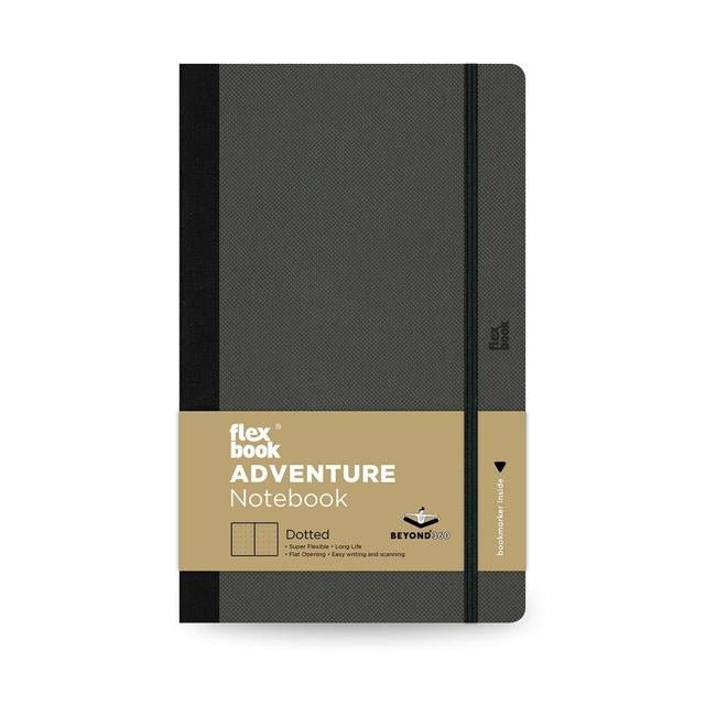 Flexbook Adventure Notebook Medium Dotted Off-Black-Officecentre
