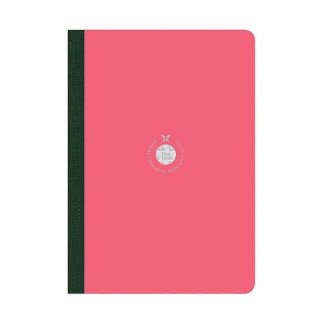 Flexbook Smartbook Notebook Large Ruled Pink/Green-Officecentre