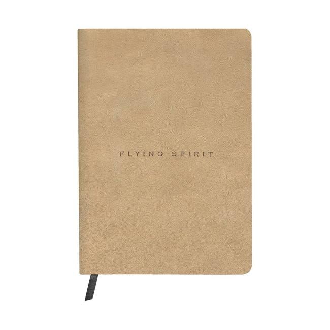 Flying Spirit Clothbound Journal A5 Lined Beige-Officecentre