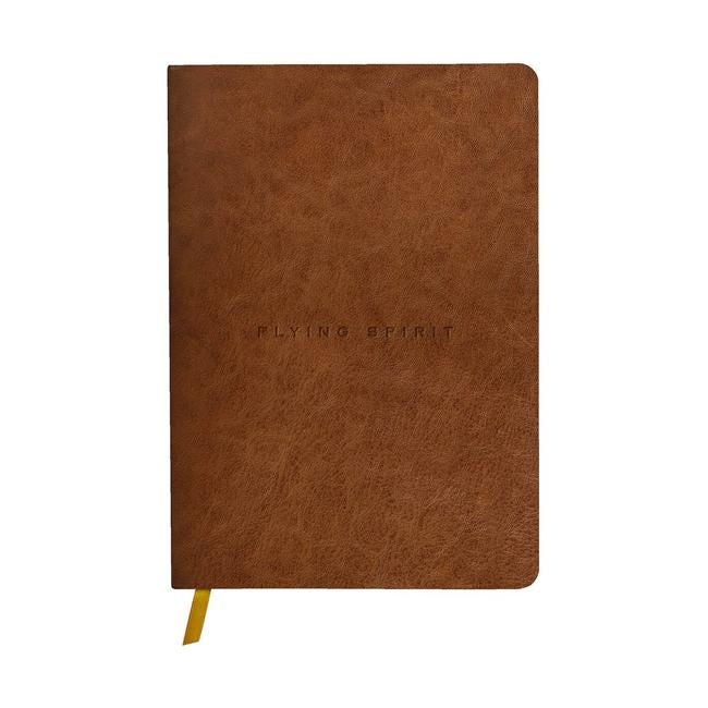 Flying Spirit Clothbound Journal A5 Lined Cognac-Officecentre