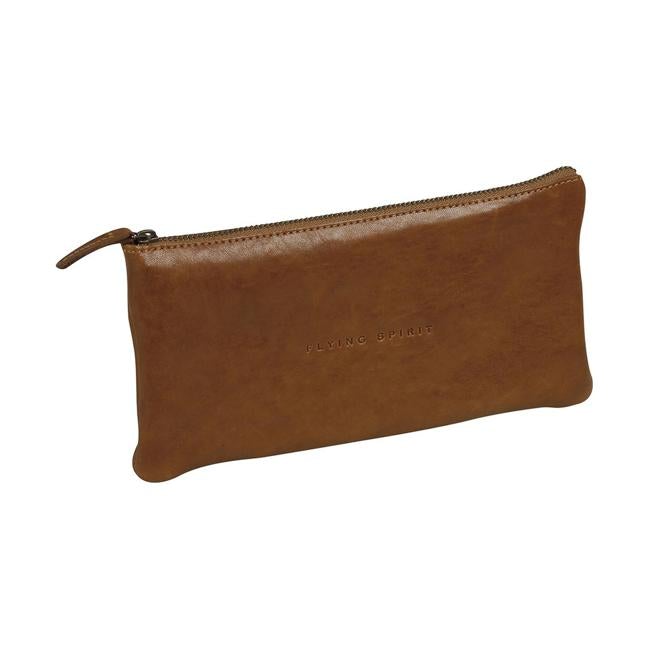 Flying Spirit Pencil Case Flat Cognac-Officecentre