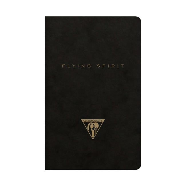 Flying Spirit Sewn Notebook 7.5x12 Asstd Black-Officecentre
