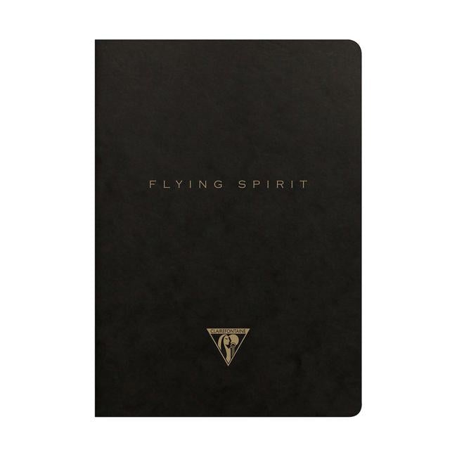 Flying Spirit Sewn Notebook A5 Asstd Black-Officecentre