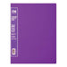 FM A4 Premium Display Book 20 Pocket Passion Purple-Officecentre