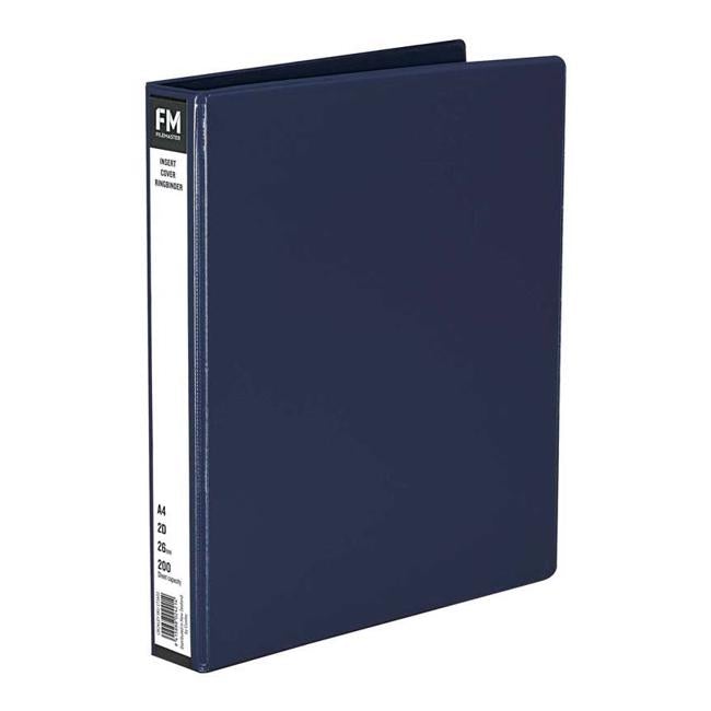 FM Binder Overlay A4 2/26 Blue Insert Cover-Officecentre